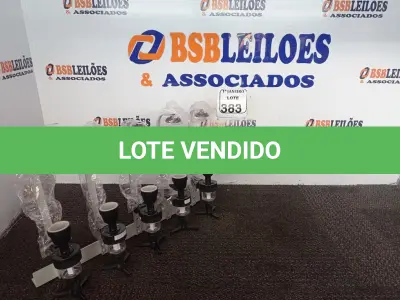 LOTE 383 - 05 SUPORTES DOSADORES DE GARRAFAS. (NO ESTADO) ATENÇÃO! FAZER A VISITAÇÃO ANTES DE ARREMATAR, NÃO SABEMOS SE FUNCIONA. LEILÃO NÃO TEM GARANTIA E NEM DEVOLUÇÃO, SUJEITO A POSSÍVEIS AVARIAS VISÍVEIS/OCULTAS E/OU AUSÊNCIA DE COMPONENTES.