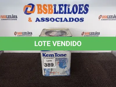 LOTE 389 - 01 LATA DE TINTA ACRÍLICA NA COR AZUL 18L MARCA SHERWIN WILLIANS. (NO ESTADO) ATENÇÃO! FAZER A VISITAÇÃO ANTES DE ARREMATAR, NÃO SABEMOS SE FUNCIONA. LEILÃO NÃO TEM GARANTIA E NEM DEVOLUÇÃO, SUJEITO A POSSÍVEIS AVARIAS VISÍVEIS/OCULTAS E/OU AUSÊNCIA DE COMPONENTES.