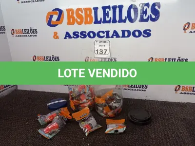 LOTE 137 - 08 ENGATES RÁPIDO PARA MANGUEIRA DE 1 /2’’, 05 ESGUICHOS COM ENGATE ROSQUEADO E JATO REGULÁVEL 1/ 2’’ E 03 ESGUICHOS COM JATO REGULÁVEL PARA ENGATE RÁPIDO. (NOVO) (NO ESTADO) ATENÇÃO! FAZER A VISITAÇÃO ANTES DE ARREMATAR, NÃO SABEMOS SE FUNCIONA. LEILÃO NÃO TEM GARANTIA E NEM DEVOLUÇÃO, SUJEITO A POSSÍVEIS AVARIAS VISÍVEIS/OCULTAS E/OU AUSÊNCIA DE COMPONENTES.
