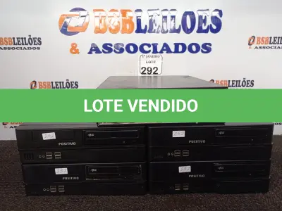 LOTE 292 - 05 CPU’S PARA RETIRADA DE PEÇAS MARCA POSITIVO. (NO ESTADO) ATENÇÃO! FAZER A VISITAÇÃO ANTES DE ARREMATAR, NÃO SABEMOS SE FUNCIONA. LEILÃO NÃO TEM GARANTIA E NEM DEVOLUÇÃO, SUJEITO A POSSÍVEIS AVARIAS VISÍVEIS/OCULTAS E/OU AUSÊNCIA DE COMPONENTES.