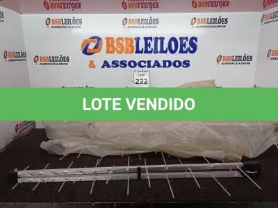 LOTE 222 - 04 ANTENAS. (NOVAS) (NO ESTADO) ATENÇÃO! FAZER A VISITAÇÃO ANTES DE ARREMATAR, NÃO SABEMOS SE FUNCIONA. LEILÃO NÃO TEM GARANTIA E NEM DEVOLUÇÃO, SUJEITO A POSSÍVEIS AVARIAS VISÍVEIS/OCULTAS E/OU AUSÊNCIA DE COMPONENTES.