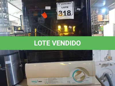 LOTE 318 - 01 LAVA LOUÇAS MARCA ENXUTA (NO ESTADO) ATENÇÃO! FAZER A VISITAÇÃO ANTES DE ARREMATAR, NÃO SABEMOS SE FUNCIONA. LEILÃO NÃO TEM GARANTIA E NEM DEVOLUÇÃO, SUJEITO A POSSÍVEIS AVARIAS VISÍVEIS/OCULTAS E/OU AUSÊNCIA DE COMPONENTES.