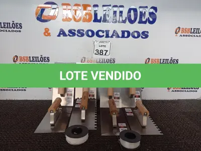 LOTE 387 - 02 ROLOS DE LINHA P/CONSTRUÇÃO E 08 DESEMPENADEIRAS MARCAS E MODELOS DIVERSOS(NOVO). (NO ESTADO) ATENÇÃO! FAZER A VISITAÇÃO ANTES DE ARREMATAR, NÃO SABEMOS SE FUNCIONA. LEILÃO NÃO TEM GARANTIA E NEM DEVOLUÇÃO, SUJEITO A POSSÍVEIS AVARIAS VISÍVEIS/OCULTAS E/OU AUSÊNCIA DE COMPONENTES.