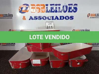 LOTE 311 - 07 TIGELAS DE FERRO. (NO ESTADO) ATENÇÃO! FAZER A VISITAÇÃO ANTES DE ARREMATAR, NÃO SABEMOS SE FUNCIONA. LEILÃO NÃO TEM GARANTIA E NEM DEVOLUÇÃO, SUJEITO A POSSÍVEIS AVARIAS VISÍVEIS/OCULTAS E/OU AUSÊNCIA DE COMPONENTES.