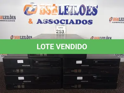 LOTE 253 - 05 CPU’S MARCA POSITIVO P/RETIRADA DE PEÇAS. (NO ESTADO) ATENÇÃO! FAZER A VISITAÇÃO ANTES DE ARREMATAR, NÃO SABEMOS SE FUNCIONA. LEILÃO NÃO TEM GARANTIA E NEM DEVOLUÇÃO, SUJEITO A POSSÍVEIS AVARIAS VISÍVEIS/OCULTAS E/OU AUSÊNCIA DE COMPONENTES.