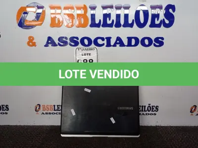 LOTE 088 - 01 NOTEBOOK C/AVARIAS MARCA SAMSUNG S/FONTE. (NO ESTADO) ATENÇÃO! FAZER A VISITAÇÃO ANTES DE ARREMATAR, NÃO SABEMOS SE FUNCIONA. LEILÃO NÃO TEM GARANTIA E NEM DEVOLUÇÃO, SUJEITO A POSSÍVEIS AVARIAS VISÍVEIS/OCULTAS E/OU AUSÊNCIA DE COMPONENTES.