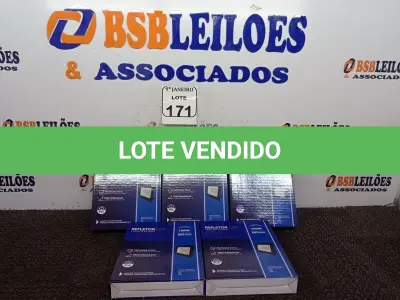 LOTE 171 - 05 REFLETORES DE LED AMBIENTE EXTERNO 100W CADA (NOVO). (NO ESTADO) ATENÇÃO! FAZER A VISITAÇÃO ANTES DE ARREMATAR, NÃO SABEMOS SE FUNCIONA. LEILÃO NÃO TEM GARANTIA E NEM DEVOLUÇÃO, SUJEITO A POSSÍVEIS AVARIAS VISÍVEIS/OCULTAS E/OU AUSÊNCIA DE COMPONENTES.