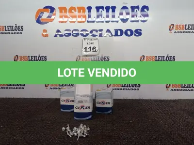 LOTE 116 - 03 CAIXINHAS DE PARAFUSOS FLANGEADO PHILIPS 4,2X13 ZINCADO BRANCO COM 500 PEÇAS CADA. (NO ESTADO) ATENÇÃO! FAZER A VISITAÇÃO ANTES DE ARREMATAR, NÃO SABEMOS SE FUNCIONA. LEILÃO NÃO TEM GARANTIA E NEM DEVOLUÇÃO, SUJEITO A POSSÍVEIS AVARIAS VISÍVEIS/OCULTAS E/OU AUSÊNCIA DE COMPONENTES.