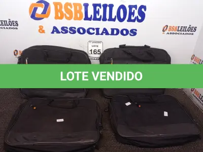 LOTE 165 - 04 PASTAS P/NOTEBOOK. (NO ESTADO) ATENÇÃO! FAZER A VISITAÇÃO ANTES DE ARREMATAR, NÃO SABEMOS SE FUNCIONA. LEILÃO NÃO TEM GARANTIA E NEM DEVOLUÇÃO, SUJEITO A POSSÍVEIS AVARIAS VISÍVEIS/OCULTAS E/OU AUSÊNCIA DE COMPONENTES.