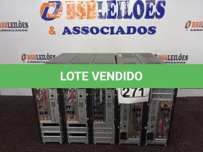 LOTE 271 - 05 CPU’S MARCA INIT P/RETIRADA DE PEÇAS. (NO ESTADO) ATENÇÃO! FAZER A VISITAÇÃO ANTES DE ARREMATAR, NÃO SABEMOS SE FUNCIONA. LEILÃO NÃO TEM GARANTIA E NEM DEVOLUÇÃO, SUJEITO A POSSÍVEIS AVARIAS VISÍVEIS/OCULTAS E/OU AUSÊNCIA DE COMPONENTES.