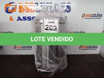 LOTE 269 - 01 LIXEIRA EM INOX 12L C/PEDAL MARCA MOOD. (NO ESTADO) ATENÇÃO! FAZER A VISITAÇÃO ANTES DE ARREMATAR, NÃO SABEMOS SE FUNCIONA. LEILÃO NÃO TEM GARANTIA E NEM DEVOLUÇÃO, SUJEITO A POSSÍVEIS AVARIAS VISÍVEIS/OCULTAS E/OU AUSÊNCIA DE COMPONENTES.