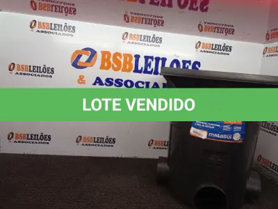 LOTE 108 - 01 CAIXA COLETORA DE ÁGUA PLUVIAL, MEDINDO 41CMX48CMX41CM MARCA METASUL. (NOVO) (NO ESTADO) ATENÇÃO! FAZER A VISITAÇÃO ANTES DE ARREMATAR, NÃO SABEMOS SE FUNCIONA. LEILÃO NÃO TEM GARANTIA E NEM DEVOLUÇÃO, SUJEITO A POSSÍVEIS AVARIAS VISÍVEIS/OCULTAS E/OU AUSÊNCIA DE COMPONENTES.
