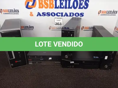 LOTE 363 - 05 CPU’S MARCAS E MODELOS DIVERSOS P/RETIRADA DE PEÇAS. (NO ESTADO) ATENÇÃO! FAZER A VISITAÇÃO ANTES DE ARREMATAR, NÃO SABEMOS SE FUNCIONA. LEILÃO NÃO TEM GARANTIA E NEM DEVOLUÇÃO, SUJEITO A POSSÍVEIS AVARIAS VISÍVEIS/OCULTAS E/OU AUSÊNCIA DE COMPONENTES.