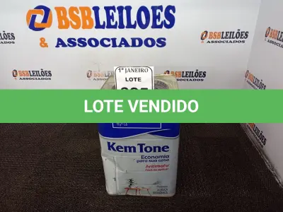 LOTE 325 - 01 LATA DE TINTA ACRÍLICA NA COR VERMELHO 18L MARCA SHERWIN WILLIANS. (NO ESTADO) ATENÇÃO! FAZER A VISITAÇÃO ANTES DE ARREMATAR, NÃO SABEMOS SE FUNCIONA. LEILÃO NÃO TEM GARANTIA E NEM DEVOLUÇÃO, SUJEITO A POSSÍVEIS AVARIAS VISÍVEIS/OCULTAS E/OU AUSÊNCIA DE COMPONENTES.