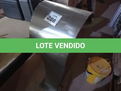 LOTE 286 - 01 CASCATA P/PISCINAS EM INOX. (NO ESTADO) ATENÇÃO! FAZER A VISITAÇÃO ANTES DE ARREMATAR, NÃO SABEMOS SE FUNCIONA. LEILÃO NÃO TEM GARANTIA E NEM DEVOLUÇÃO, SUJEITO A POSSÍVEIS AVARIAS VISÍVEIS/OCULTAS E/OU AUSÊNCIA DE COMPONENTES.