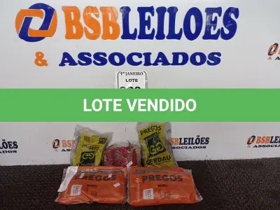 LOTE 229 - 5KG DE PREGOS DIVERSOS. (NO ESTADO) ATENÇÃO! FAZER A VISITAÇÃO ANTES DE ARREMATAR, NÃO SABEMOS SE FUNCIONA. LEILÃO NÃO TEM GARANTIA E NEM DEVOLUÇÃO, SUJEITO A POSSÍVEIS AVARIAS VISÍVEIS/OCULTAS E/OU AUSÊNCIA DE COMPONENTES.