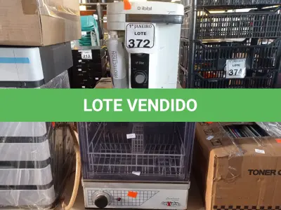 LOTE 372 - 01 LAVA LOUÇAS MARCA ENXUTA E 01 PURIFICADOR DE ÁGUA C/AVARIAS MARCA IBBL. (NO ESTADO) ATENÇÃO! FAZER A VISITAÇÃO ANTES DE ARREMATAR, NÃO SABEMOS SE FUNCIONA. LEILÃO NÃO TEM GARANTIA E NEM DEVOLUÇÃO, SUJEITO A POSSÍVEIS AVARIAS VISÍVEIS/OCULTAS E/OU AUSÊNCIA DE COMPONENTES.