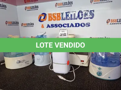 LOTE 310 - 05 UMIDIFICADORES MARCAS E MODELOS DIVERSOS. (NO ESTADO) ATENÇÃO! FAZER A VISITAÇÃO ANTES DE ARREMATAR, NÃO SABEMOS SE FUNCIONA. LEILÃO NÃO TEM GARANTIA E NEM DEVOLUÇÃO, SUJEITO A POSSÍVEIS AVARIAS VISÍVEIS/OCULTAS E/OU AUSÊNCIA DE COMPONENTES.