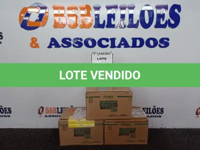 LOTE 279 - 03 CAIXAS COM 06 UNIDADES CADA DE CATALIZADOR VERNIZ PU. (NOVO) (NO ESTADO) ATENÇÃO! FAZER A VISITAÇÃO ANTES DE ARREMATAR, NÃO SABEMOS SE FUNCIONA. LEILÃO NÃO TEM GARANTIA E NEM DEVOLUÇÃO, SUJEITO A POSSÍVEIS AVARIAS VISÍVEIS/OCULTAS E/OU AUSÊNCIA DE COMPONENTES.