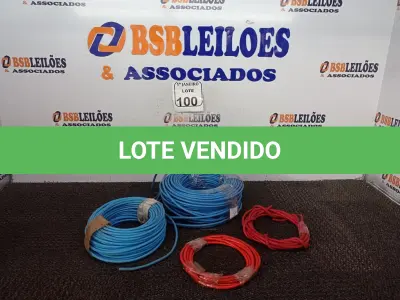 LOTE 100 - 01 LOTE C/VÁRIOS ROLOS DE FIO INCOMPLETOS MODELOS DIVERSOS. (NO ESTADO) ATENÇÃO! FAZER A VISITAÇÃO ANTES DE ARREMATAR, NÃO SABEMOS SE FUNCIONA. LEILÃO NÃO TEM GARANTIA E NEM DEVOLUÇÃO, SUJEITO A POSSÍVEIS AVARIAS VISÍVEIS/OCULTAS E/OU AUSÊNCIA DE COMPONENTES.