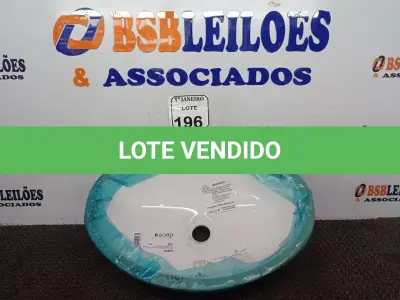 LOTE 196 - 01 CUBA DE EMBUTIR OVAL NA COR BRANCA MARCA DECA(NOVO). (NO ESTADO) ATENÇÃO! FAZER A VISITAÇÃO ANTES DE ARREMATAR, NÃO SABEMOS SE FUNCIONA. LEILÃO NÃO TEM GARANTIA E NEM DEVOLUÇÃO, SUJEITO A POSSÍVEIS AVARIAS VISÍVEIS/OCULTAS E/OU AUSÊNCIA DE COMPONENTES.
