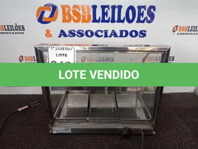 LOTE 342 - 01 ESTUFA ELÉTRICA C/06 BANDEJAS. (NO ESTADO) ATENÇÃO! FAZER A VISITAÇÃO ANTES DE ARREMATAR, NÃO SABEMOS SE FUNCIONA. LEILÃO NÃO TEM GARANTIA E NEM DEVOLUÇÃO, SUJEITO A POSSÍVEIS AVARIAS VISÍVEIS/OCULTAS E/OU AUSÊNCIA DE COMPONENTES.
