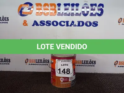 LOTE 148 - 01 LATA DE TINTA ESMALTE SINTÉTICO PARA MADEIRA E METAL 3,6L NA COR BRILHANTE MARROM MARCA SUVINIL (NOVO). (NO ESTADO) ATENÇÃO! FAZER A VISITAÇÃO ANTES DE ARREMATAR, NÃO SABEMOS SE FUNCIONA. LEILÃO NÃO TEM GARANTIA E NEM DEVOLUÇÃO, SUJEITO A POSSÍVEIS AVARIAS VISÍVEIS/OCULTAS E/OU AUSÊNCIA DE COMPONENTES.