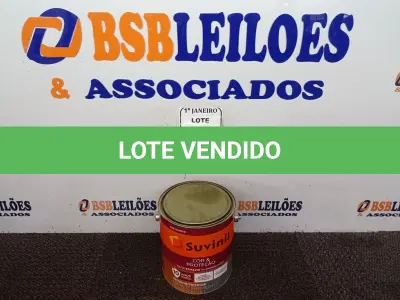 LOTE 282 - 01 LATA DE TINTA ESMALTE SINTÉTICO PARA MADEIRA E METAL 3,6L NA COR BRILHANTE LARANJA MARCA SUVINIL. (NOVO) (NO ESTADO) ATENÇÃO! FAZER A VISITAÇÃO ANTES DE ARREMATAR, NÃO SABEMOS SE FUNCIONA. LEILÃO NÃO TEM GARANTIA E NEM DEVOLUÇÃO, SUJEITO A POSSÍVEIS AVARIAS VISÍVEIS/OCULTAS E/OU AUSÊNCIA DE COMPONENTES.