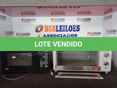 LOTE 298 - 01 FORNO ELÉTRICO C/AVARIAS MARCA BRITÂNIA E 01 MICRO-ONDAS C/PRATA MARCA SAMSUNG. (NO ESTADO) ATENÇÃO! FAZER A VISITAÇÃO ANTES DE ARREMATAR, NÃO SABEMOS SE FUNCIONA. LEILÃO NÃO TEM GARANTIA E NEM DEVOLUÇÃO, SUJEITO A POSSÍVEIS AVARIAS VISÍVEIS/OCULTAS E/OU AUSÊNCIA DE COMPONENTES.