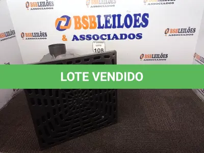 LOTE 108 - 01 CAIXA COLETORA DE ÁGUA PLUVIAL, MEDINDO 41CMX48CMX41CM MARCA METASUL. (NOVO) (NO ESTADO) ATENÇÃO! FAZER A VISITAÇÃO ANTES DE ARREMATAR, NÃO SABEMOS SE FUNCIONA. LEILÃO NÃO TEM GARANTIA E NEM DEVOLUÇÃO, SUJEITO A POSSÍVEIS AVARIAS VISÍVEIS/OCULTAS E/OU AUSÊNCIA DE COMPONENTES.