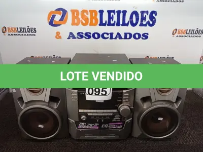 LOTE 095 - 01 APARELHO DE SOM MARCA SONY. (NO ESTADO) ATENÇÃO! FAZER A VISITAÇÃO ANTES DE ARREMATAR, NÃO SABEMOS SE FUNCIONA. LEILÃO NÃO TEM GARANTIA E NEM DEVOLUÇÃO, SUJEITO A POSSÍVEIS AVARIAS VISÍVEIS/OCULTAS E/OU AUSÊNCIA DE COMPONENTES.
