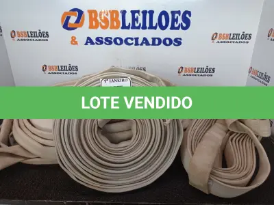 LOTE 354 - 03 ROLOS DE MANGUEIRA DE INCÊNDIO C/AVARIAS. (NO ESTADO) ATENÇÃO! FAZER A VISITAÇÃO ANTES DE ARREMATAR, NÃO SABEMOS SE FUNCIONA. LEILÃO NÃO TEM GARANTIA E NEM DEVOLUÇÃO, SUJEITO A POSSÍVEIS AVARIAS VISÍVEIS/OCULTAS E/OU AUSÊNCIA DE COMPONENTES.