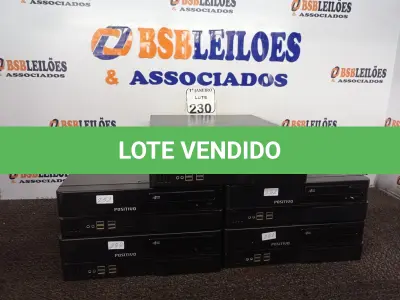 LOTE 230 - 05 CPU’S MARCA POSITIVO P/RETIRADA DE PEÇAS. (NO ESTADO) ATENÇÃO! FAZER A VISITAÇÃO ANTES DE ARREMATAR, NÃO SABEMOS SE FUNCIONA. LEILÃO NÃO TEM GARANTIA E NEM DEVOLUÇÃO, SUJEITO A POSSÍVEIS AVARIAS VISÍVEIS/OCULTAS E/OU AUSÊNCIA DE COMPONENTES.