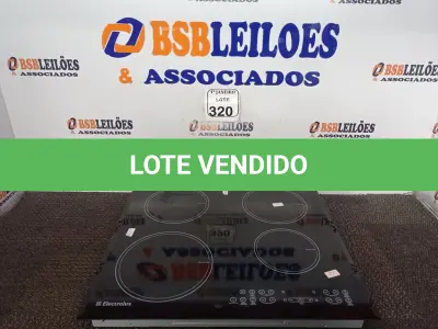LOTE 320 - 01 FOGÃO DE INDUÇÃO 04 BOCAS MARCA ELECTROLUX. (NO ESTADO) ATENÇÃO! FAZER A VISITAÇÃO ANTES DE ARREMATAR, NÃO SABEMOS SE FUNCIONA. LEILÃO NÃO TEM GARANTIA E NEM DEVOLUÇÃO, SUJEITO A POSSÍVEIS AVARIAS VISÍVEIS/OCULTAS E/OU AUSÊNCIA DE COMPONENTES.