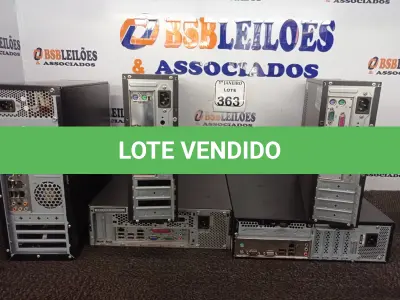 LOTE 363 - 05 CPU’S MARCAS E MODELOS DIVERSOS P/RETIRADA DE PEÇAS. (NO ESTADO) ATENÇÃO! FAZER A VISITAÇÃO ANTES DE ARREMATAR, NÃO SABEMOS SE FUNCIONA. LEILÃO NÃO TEM GARANTIA E NEM DEVOLUÇÃO, SUJEITO A POSSÍVEIS AVARIAS VISÍVEIS/OCULTAS E/OU AUSÊNCIA DE COMPONENTES.