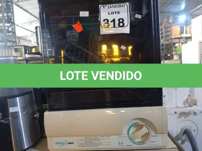 LOTE 318 - 01 LAVA LOUÇAS MARCA ENXUTA (NO ESTADO) ATENÇÃO! FAZER A VISITAÇÃO ANTES DE ARREMATAR, NÃO SABEMOS SE FUNCIONA. LEILÃO NÃO TEM GARANTIA E NEM DEVOLUÇÃO, SUJEITO A POSSÍVEIS AVARIAS VISÍVEIS/OCULTAS E/OU AUSÊNCIA DE COMPONENTES.