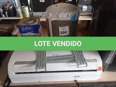 LOTE 390 - 01 CONDENSADORA MARCA MIDEA E 01 EVAPORADORA MARCA MIDEA 12000BTU. (NO ESTADO) ATENÇÃO! FAZER A VISITAÇÃO ANTES DE ARREMATAR, NÃO SABEMOS SE FUNCIONA. LEILÃO NÃO TEM GARANTIA E NEM DEVOLUÇÃO, SUJEITO A POSSÍVEIS AVARIAS VISÍVEIS/OCULTAS E/OU AUSÊNCIA DE COMPONENTES.