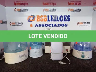 LOTE 310 - 05 UMIDIFICADORES MARCAS E MODELOS DIVERSOS. (NO ESTADO) ATENÇÃO! FAZER A VISITAÇÃO ANTES DE ARREMATAR, NÃO SABEMOS SE FUNCIONA. LEILÃO NÃO TEM GARANTIA E NEM DEVOLUÇÃO, SUJEITO A POSSÍVEIS AVARIAS VISÍVEIS/OCULTAS E/OU AUSÊNCIA DE COMPONENTES.