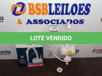 LOTE 022 - 01 TORNEIRA HYDRA MULTI-TEMPERATURA P/ BANCADA 220V. (NO ESTADO) ATENÇÃO! FAZER A VISITAÇÃO ANTES DE ARREMATAR, NÃO SABEMOS SE FUNCIONA. LEILÃO NÃO TEM GARANTIA E NEM DEVOLUÇÃO, SUJEITO A POSSÍVEIS AVARIAS VISÍVEIS/OCULTAS E/OU AUSÊNCIA DE COMPONENTES.
