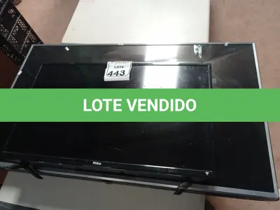 LOTE 443 - 01 TV 49” MARCA LG E 01 TV 32” MARCA PHILCO P/RETIRADA DE PEÇAS.  (NO ESTADO) ATENÇÃO! FAZER A VISITAÇÃO ANTES DE ARREMATAR, NÃO SABEMOS SE FUNCIONA. LEILÃO NÃO TEM GARANTIA E NEM DEVOLUÇÃO, SUJEITO A POSSÍVEIS AVARIAS VISÍVEIS/OCULTAS E/OU AUSÊNCIA DE COMPONENTES.