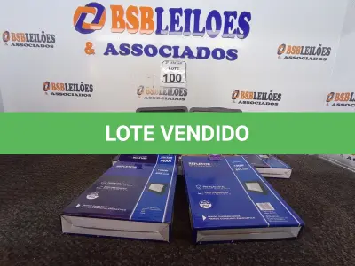 LOTE 100 - 05 REFLETORES DE LED 100W. (NO ESTADO) ATENÇÃO! FAZER A VISITAÇÃO ANTES DE ARREMATAR, NÃO SABEMOS SE FUNCIONA. LEILÃO NÃO TEM GARANTIA E NEM DEVOLUÇÃO, SUJEITO A POSSÍVEIS AVARIAS VISÍVEIS/OCULTAS E/OU AUSÊNCIA DE COMPONENTES.