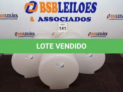 LOTE 141 - 05 DISPENSES P/PAPEL. (NO ESTADO) ATENÇÃO! FAZER A VISITAÇÃO ANTES DE ARREMATAR, NÃO SABEMOS SE FUNCIONA. LEILÃO NÃO TEM GARANTIA E NEM DEVOLUÇÃO, SUJEITO A POSSÍVEIS AVARIAS VISÍVEIS/OCULTAS E/OU AUSÊNCIA DE COMPONENTES.