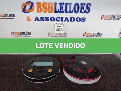 LOTE 406 - 02 ASPIRADORES ROBÔ MARCAS VILEDA E ÉPSILON. (NO ESTADO) ATENÇÃO! FAZER A VISITAÇÃO ANTES DE ARREMATAR, NÃO SABEMOS SE FUNCIONA. LEILÃO NÃO TEM GARANTIA E NEM DEVOLUÇÃO, SUJEITO A POSSÍVEIS AVARIAS VISÍVEIS/OCULTAS E/OU AUSÊNCIA DE COMPONENTES.