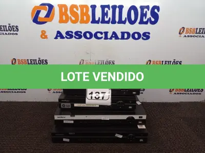 LOTE 137 - 04 DVRS INTELBRÁS. (NO ESTADO) ATENÇÃO! FAZER A VISITAÇÃO ANTES DE ARREMATAR, NÃO SABEMOS SE FUNCIONA. LEILÃO NÃO TEM GARANTIA E NEM DEVOLUÇÃO, SUJEITO A POSSÍVEIS AVARIAS VISÍVEIS/OCULTAS E/OU AUSÊNCIA DE COMPONENTES.