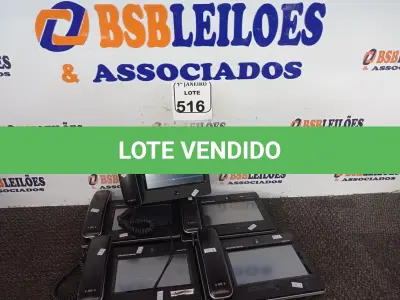LOTE 516 - 05 APARELHOS TELEFÔNICOS TELA TOUCH MARCA GRANDSTREAM INCOMPLETO. (NO ESTADO) ATENÇÃO! FAZER A VISITAÇÃO ANTES DE ARREMATAR, NÃO SABEMOS SE FUNCIONA. LEILÃO NÃO TEM GARANTIA E NEM DEVOLUÇÃO, SUJEITO A POSSÍVEIS AVARIAS VISÍVEIS/OCULTAS E/OU AUSÊNCIA DE COMPONENTES.