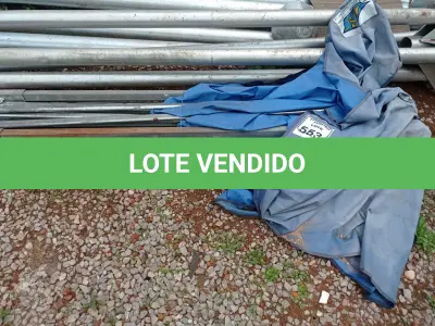 LOTE 553 - 01 TENDA SANFONADA C/LONA. (NO ESTADO) ATENÇÃO! FAZER A VISITAÇÃO ANTES DE ARREMATAR, NÃO SABEMOS SE FUNCIONA. LEILÃO NÃO TEM GARANTIA E NEM DEVOLUÇÃO, SUJEITO A POSSÍVEIS AVARIAS VISÍVEIS/OCULTAS E/OU AUSÊNCIA DE COMPONENTES.