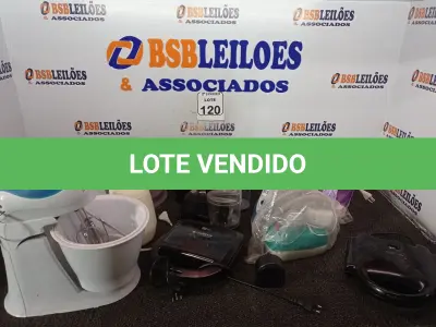 LOTE 120 - 02 FERROS DE PASSAR ROUPA, 02 SANDUICHEIRAS, 01 MULTIPROCESSADOR, 01 BATEDEIRA E MATERIAIS ELETRÔNICOS MARCAS E MODELOS DIVERSOS. (NO ESTADO) ATENÇÃO! FAZER A VISITAÇÃO ANTES DE ARREMATAR, NÃO SABEMOS SE FUNCIONA. LEILÃO NÃO TEM GARANTIA E NEM DEVOLUÇÃO, SUJEITO A POSSÍVEIS AVARIAS VISÍVEIS/OCULTAS E/OU AUSÊNCIA DE COMPONENTES.