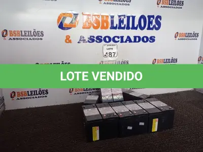LOTE 487 - 10 BATERIAS P/NOBREAK. (NO ESTADO) ATENÇÃO! FAZER A VISITAÇÃO ANTES DE ARREMATAR, NÃO SABEMOS SE FUNCIONA. LEILÃO NÃO TEM GARANTIA E NEM DEVOLUÇÃO, SUJEITO A POSSÍVEIS AVARIAS VISÍVEIS/OCULTAS E/OU AUSÊNCIA DE COMPONENTES.