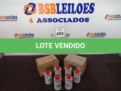 LOTE 489 - 02 CAIXAS COM 06 UNIDADES CADA DE CATALIZADOR VERNIZ PU. (NOVO) (NO ESTADO) ATENÇÃO! FAZER A VISITAÇÃO ANTES DE ARREMATAR, NÃO SABEMOS SE FUNCIONA. LEILÃO NÃO TEM GARANTIA E NEM DEVOLUÇÃO, SUJEITO A POSSÍVEIS AVARIAS VISÍVEIS/OCULTAS E/OU AUSÊNCIA DE COMPONENTES.