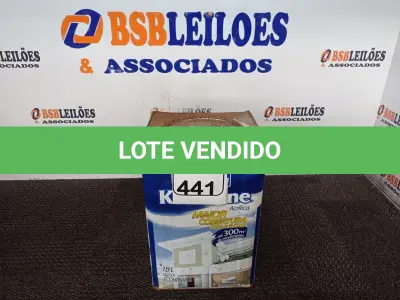LOTE 441 - 01 LATA DE TINTA ACRÍLICA NA COR AZUL 18L MARCA SHERWIN WILLIANS. (NO ESTADO) ATENÇÃO! FAZER A VISITAÇÃO ANTES DE ARREMATAR, NÃO SABEMOS SE FUNCIONA. LEILÃO NÃO TEM GARANTIA E NEM DEVOLUÇÃO, SUJEITO A POSSÍVEIS AVARIAS VISÍVEIS/OCULTAS E/OU AUSÊNCIA DE COMPONENTES.